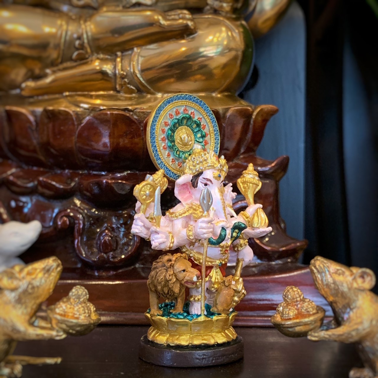 พระพิฆเณศวร์ ปาง 51 ตา สูง 3.5"