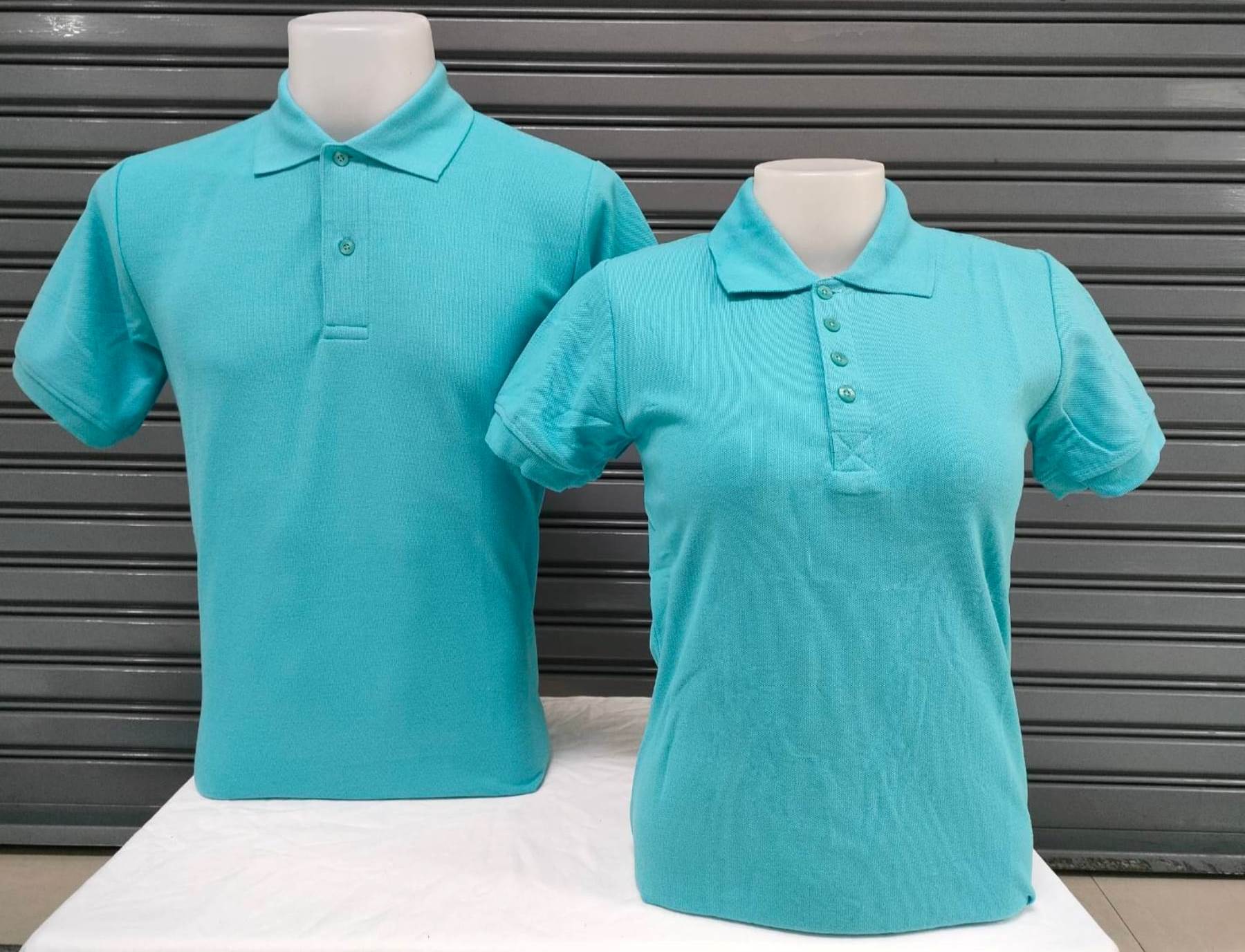 เสื้อโปโลสีเขียวมิ้นท์