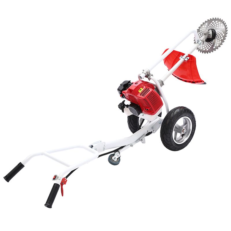 โครงเครื่องตัดหญ้ารถเข็น รุ่นโครงหนาพิเศษ แถมใบวงเดือน10นิ้วฟรี