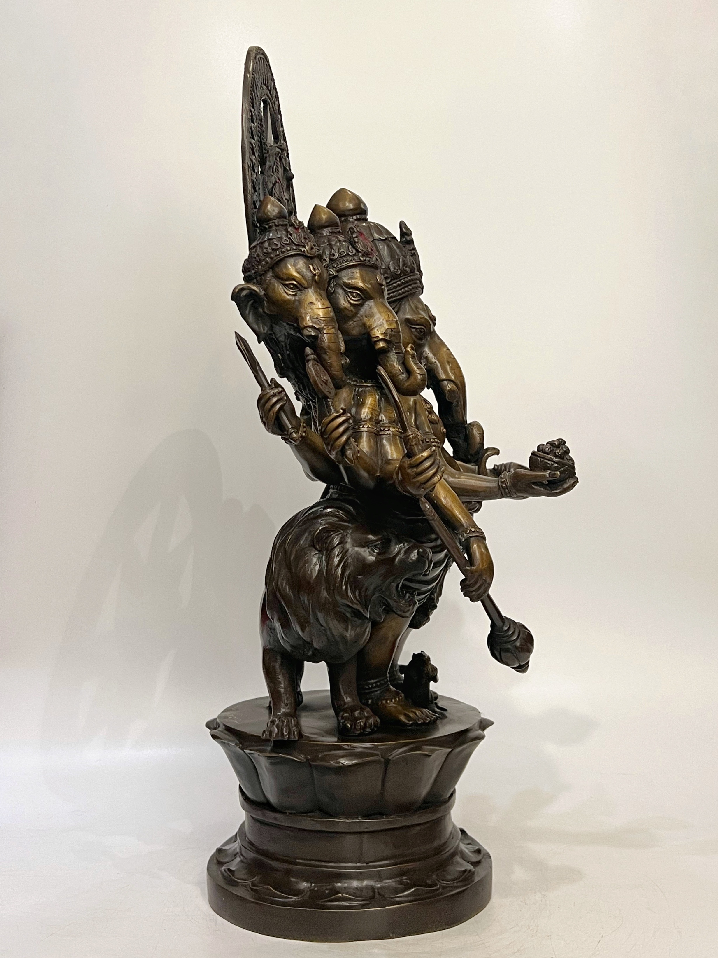 พระพิฆเนศ 5 เศียร หน้าตัก 9 นิ้ว (หมายเลข 15)