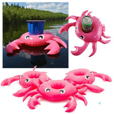 ที่วางแก้วเป่าลม ลอยน้ำ รูปปู Inflatable New Crab Cup Holder