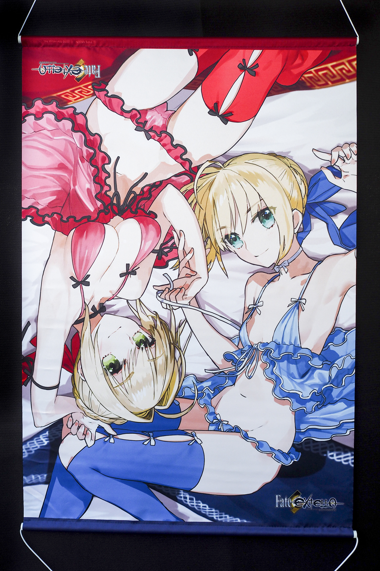 <Opened> Fate/Extella - Nero Claudius & Altria Pendragon - B2 size Tapestry (Sofmap)