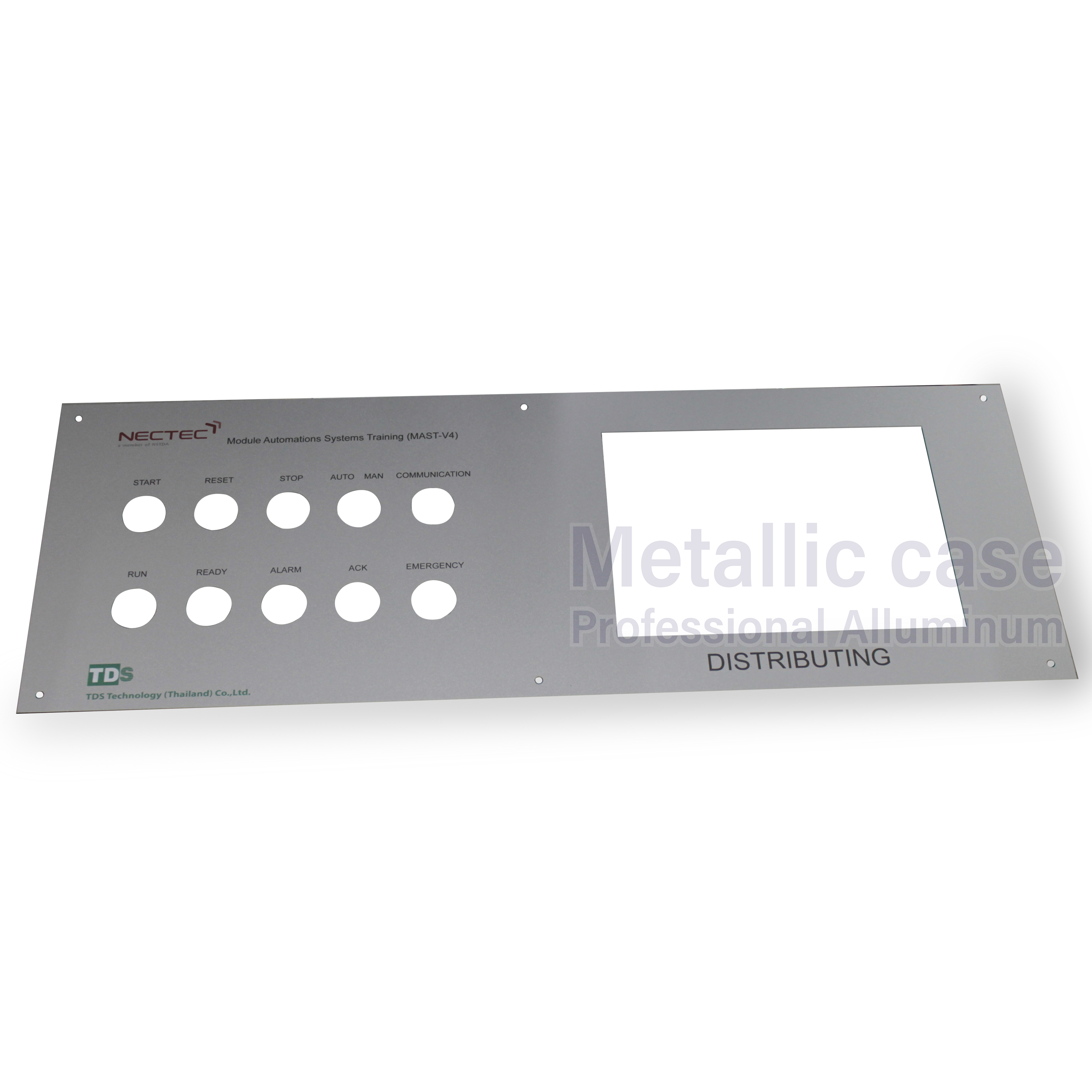 metallic case 2-0597-AAA-6409/ Distributing(560x200x4mm)NC.Silver