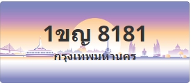 ป้ายประมูล 1ขญ 8181