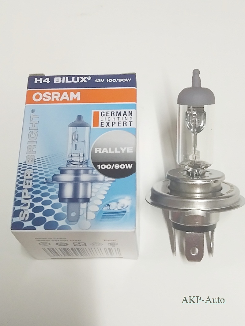 หลอดไฟหน้า H4 BILUX OSRAM 12V 100/90W