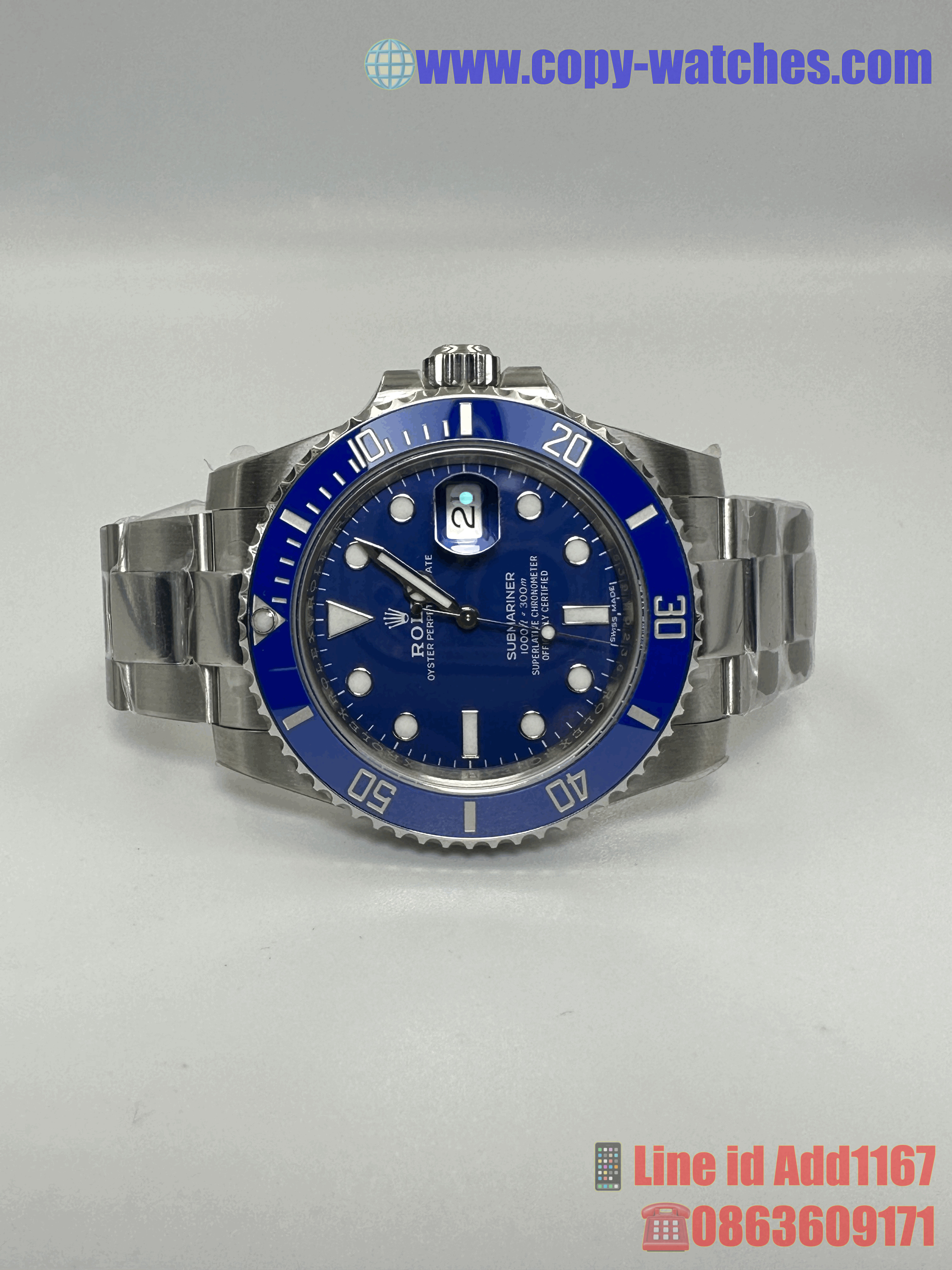 Rolex Submariner Smurf (Swiss VSF.V3)