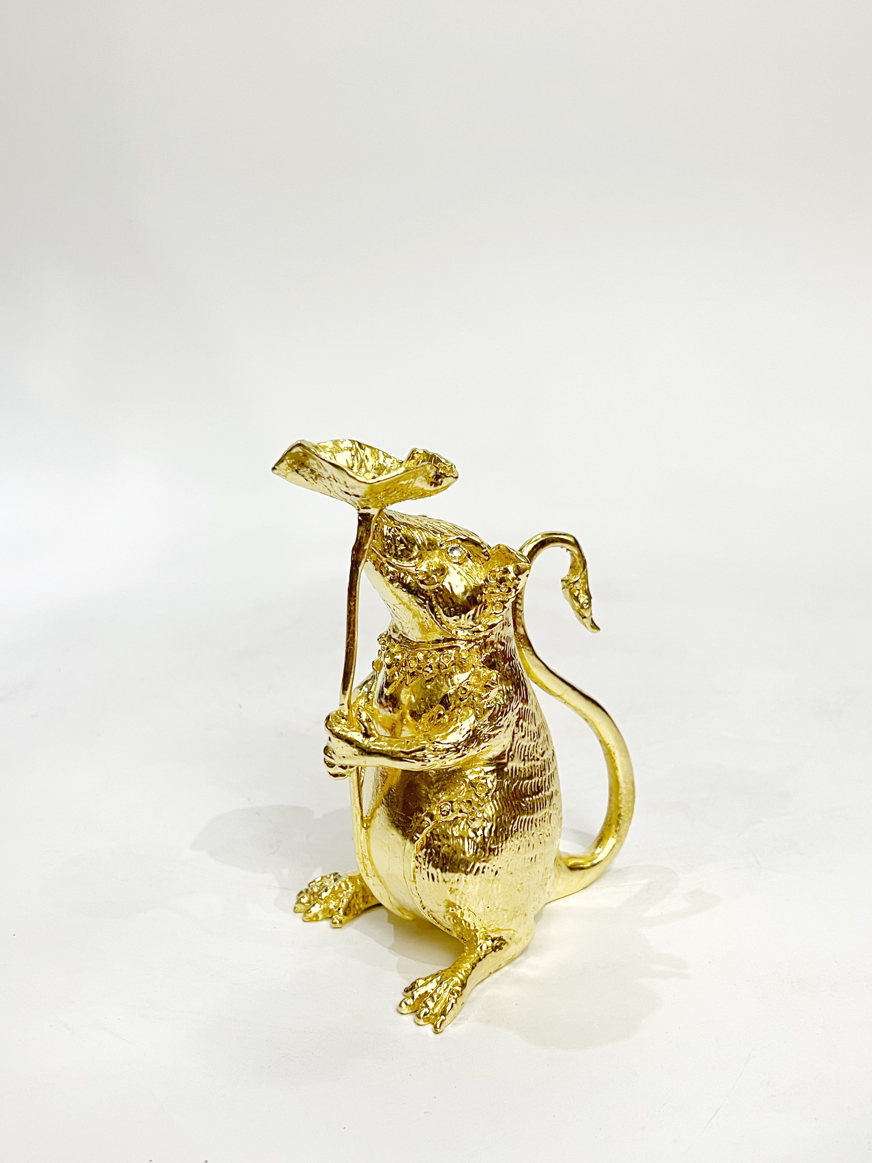 หนูมุสิกะ (ถือใบบัว วางกำยาน)