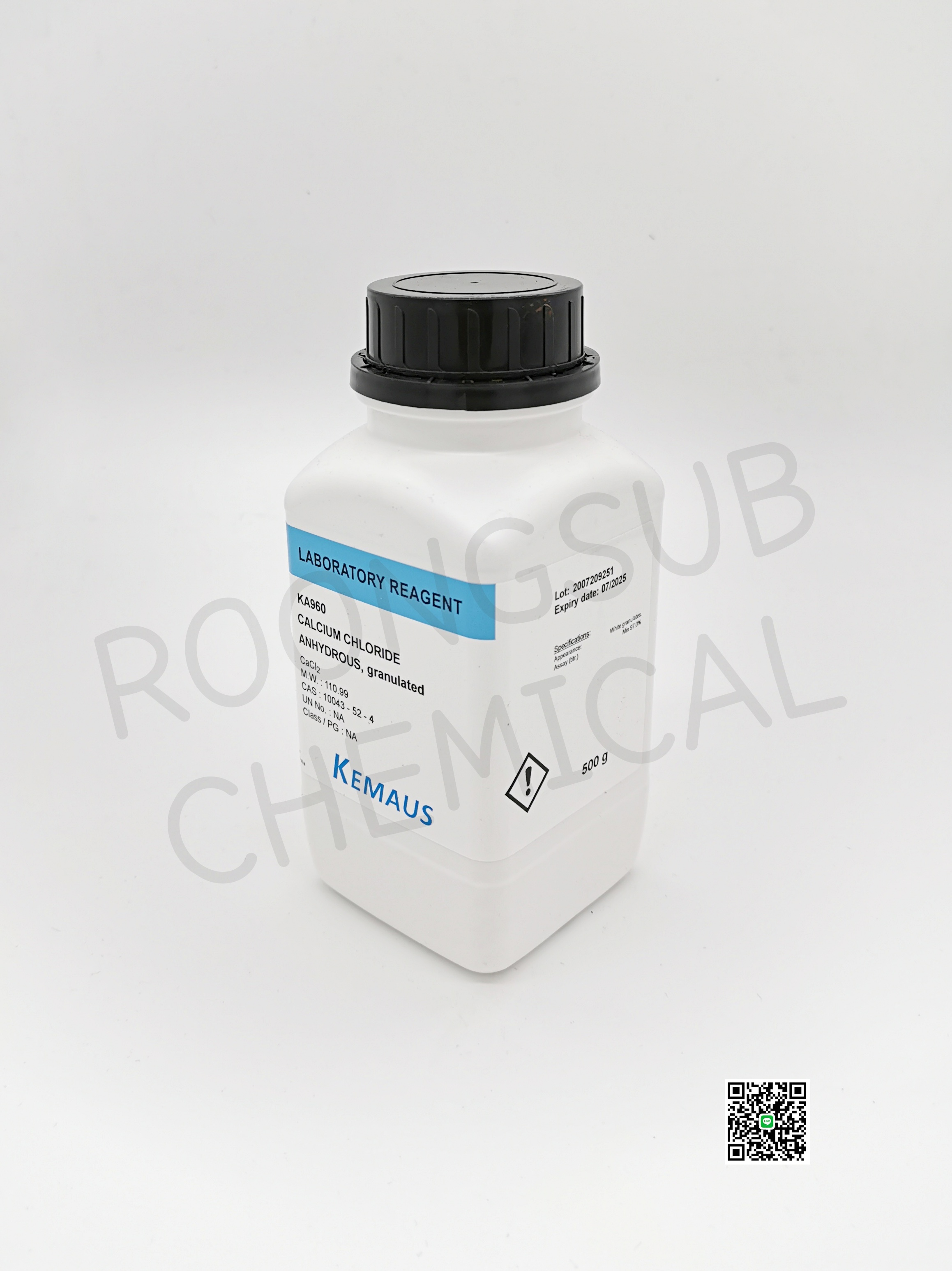 CALCIUM CHLORIDE ANHYDROUS GRANULATED