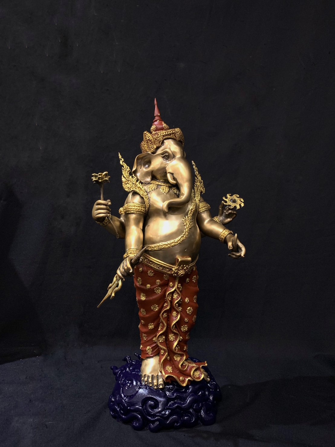 พระพิฆเนศ ปางเหนือเมฆ หน้าตัก 9 นิ้ว