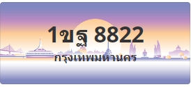ป้ายประมูล 1ขฐ 8822