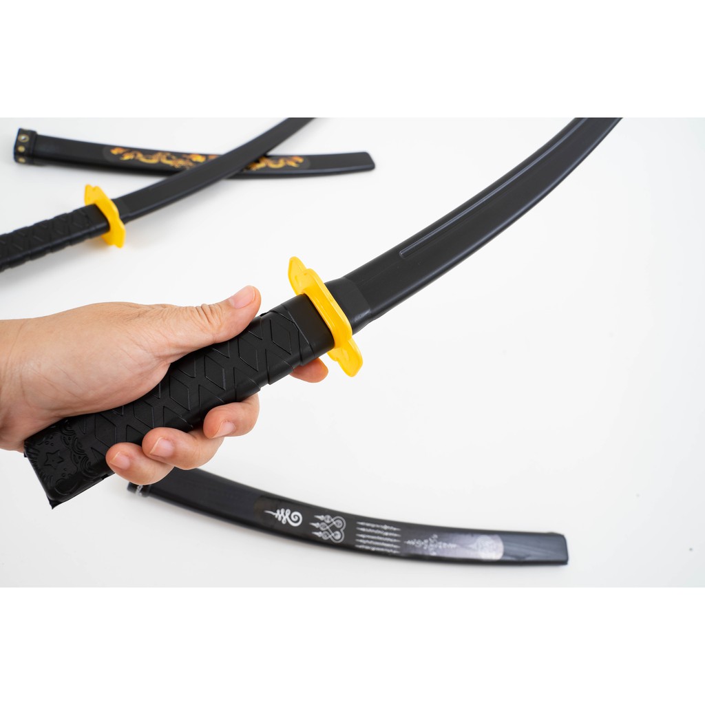 ดาบลงยันต์ ดาบพลาสติก ดาบนินจา พลาสติก ดาบซามูไร ดาบพิฆาตอสูร ของปลอม