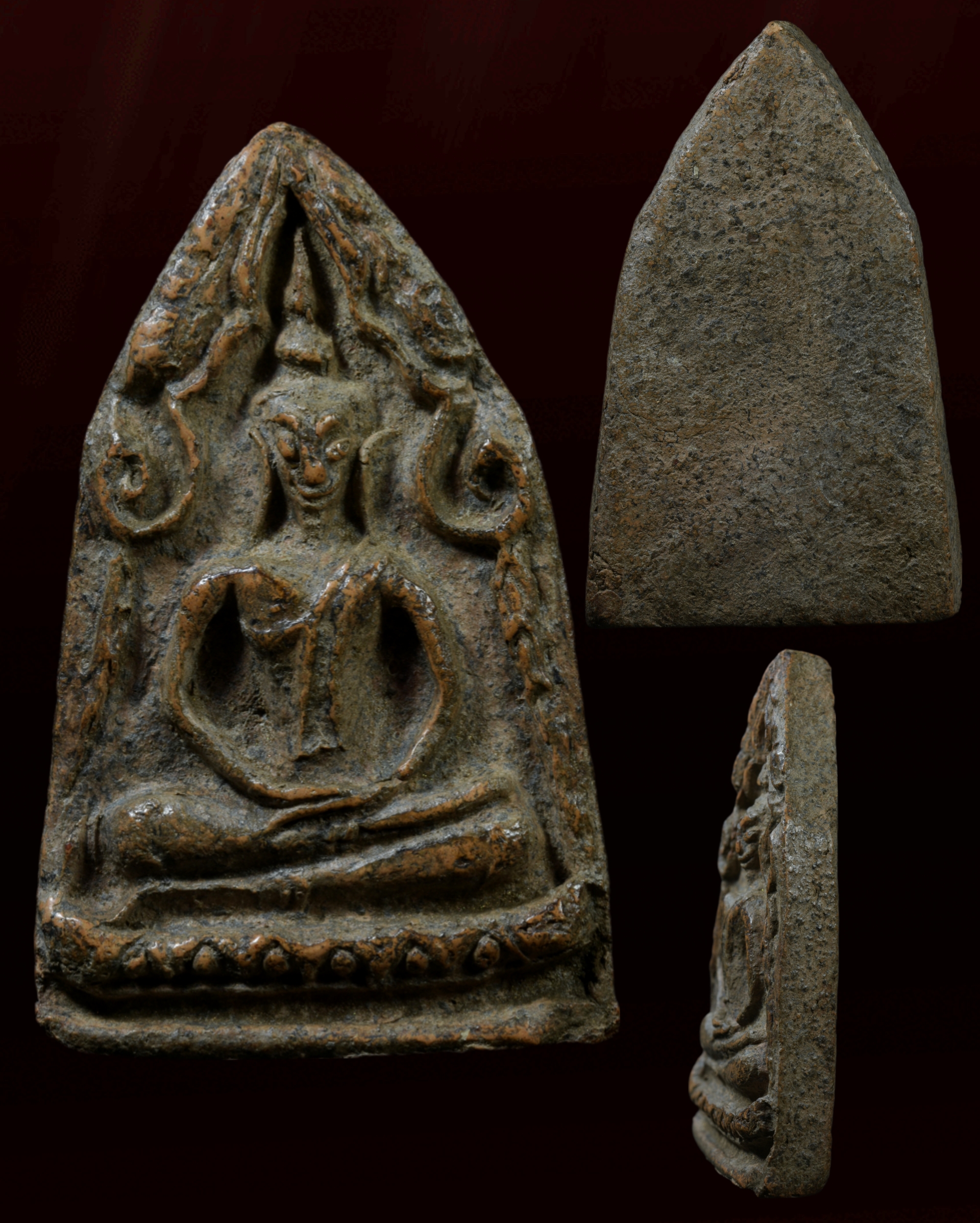 พระขุนแผนบ้านกร่าง พิมพ์ทรงพลใหญ่