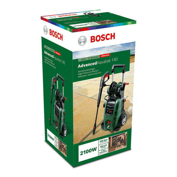 Bosch รุ่น AdvancedAquatak 140 เครื่องฉีดน้ำแรงดันสูง