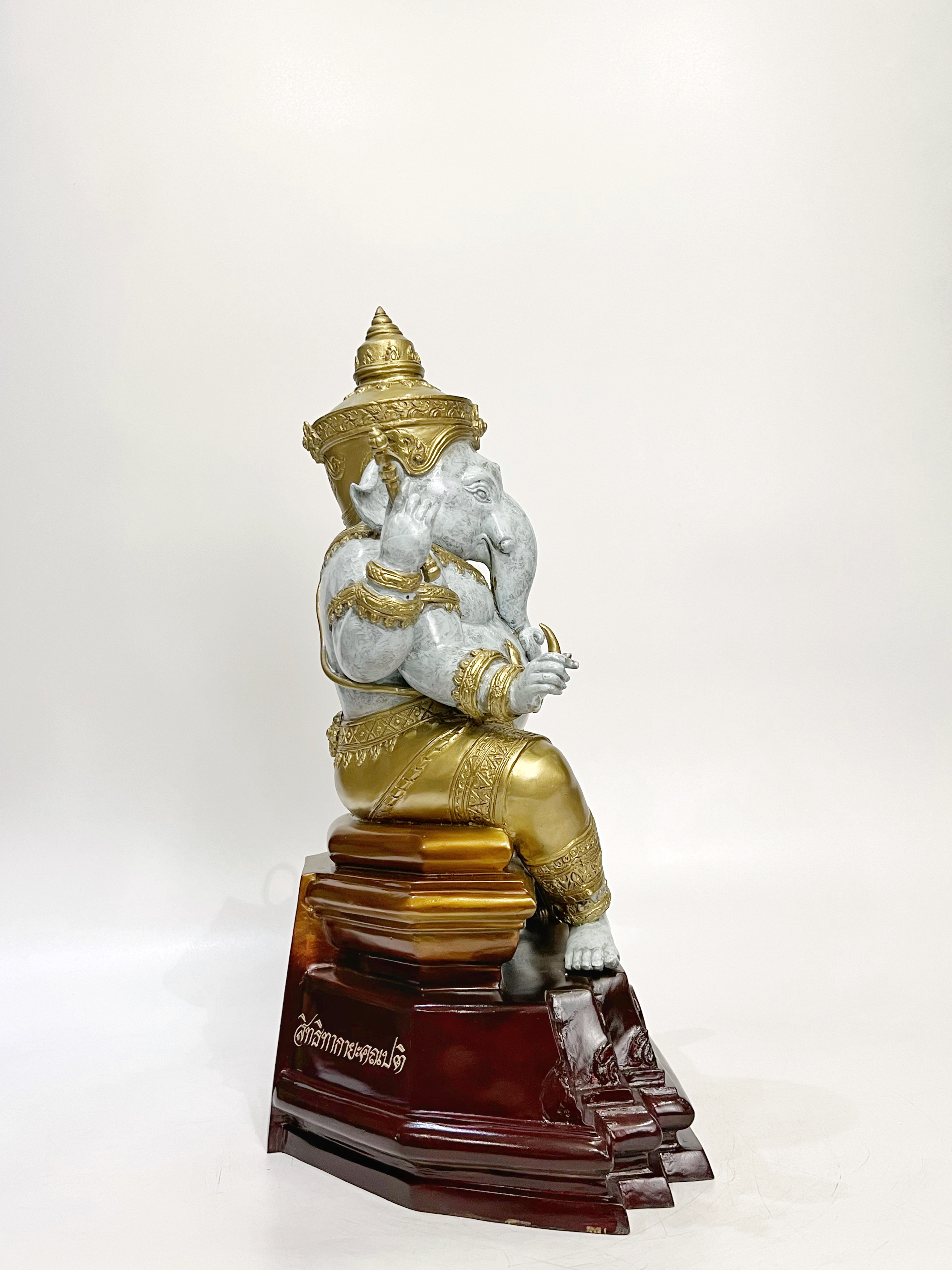 พระพิฆเนศ : พระสิทธิทากายะคณปติ หน้าตัก 9 นิ้ว (หมายเลข 5)