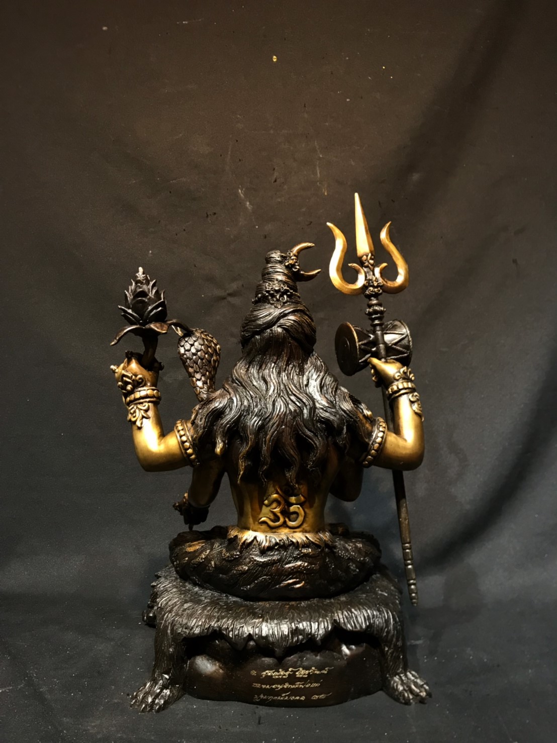 พระศิวะมหาเทพ นั่งเสือ หน้าตัก 9 นิ้ว