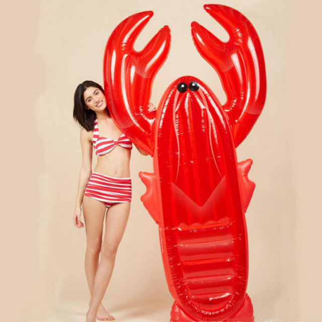 แพยางกุ้งล็อบสเตอร์ ขนาดใหญ่ Inflatable New Giant Red Lobster Float