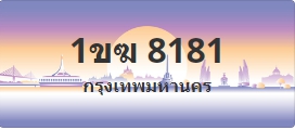 ป้ายประมูล 1ขฆ 8181