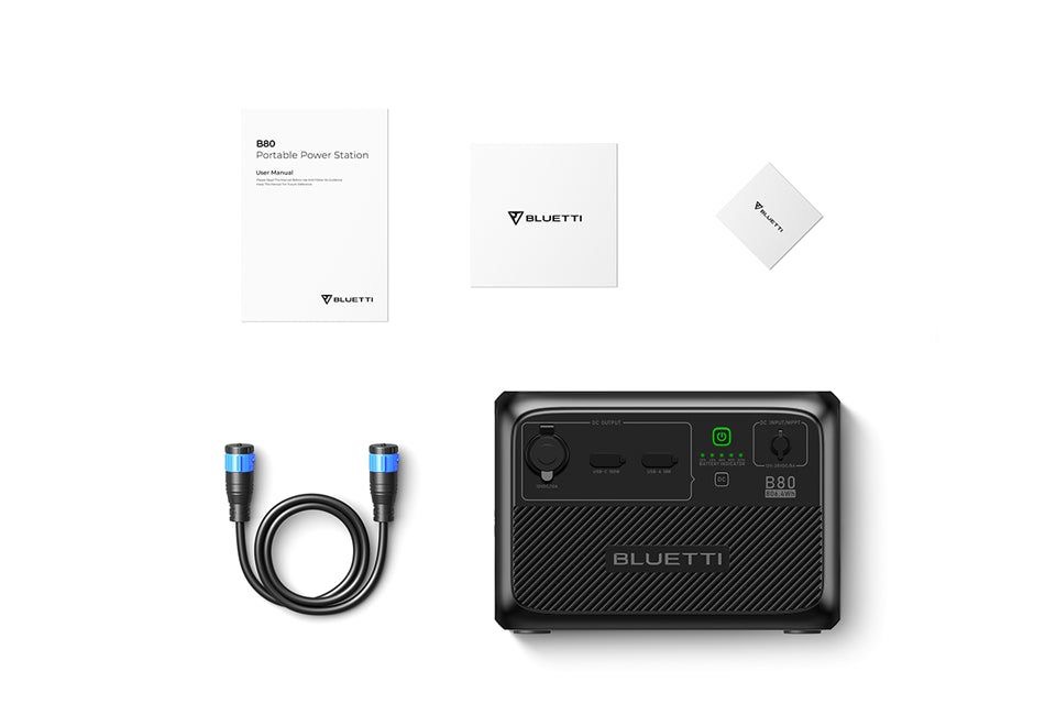 BLUETTI AC60P + B80 | 600W 1310Wh Power Kit (Bundle Set แบตเตอรี่สำรองพกพา + แบตเสริม)