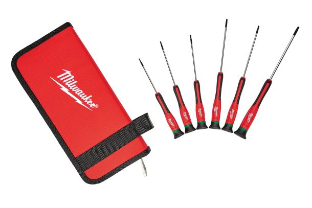 MILWAUKEE 48-22-2610 ชุดไขควงหัวทอร์ค Precision 6 ชิ้น