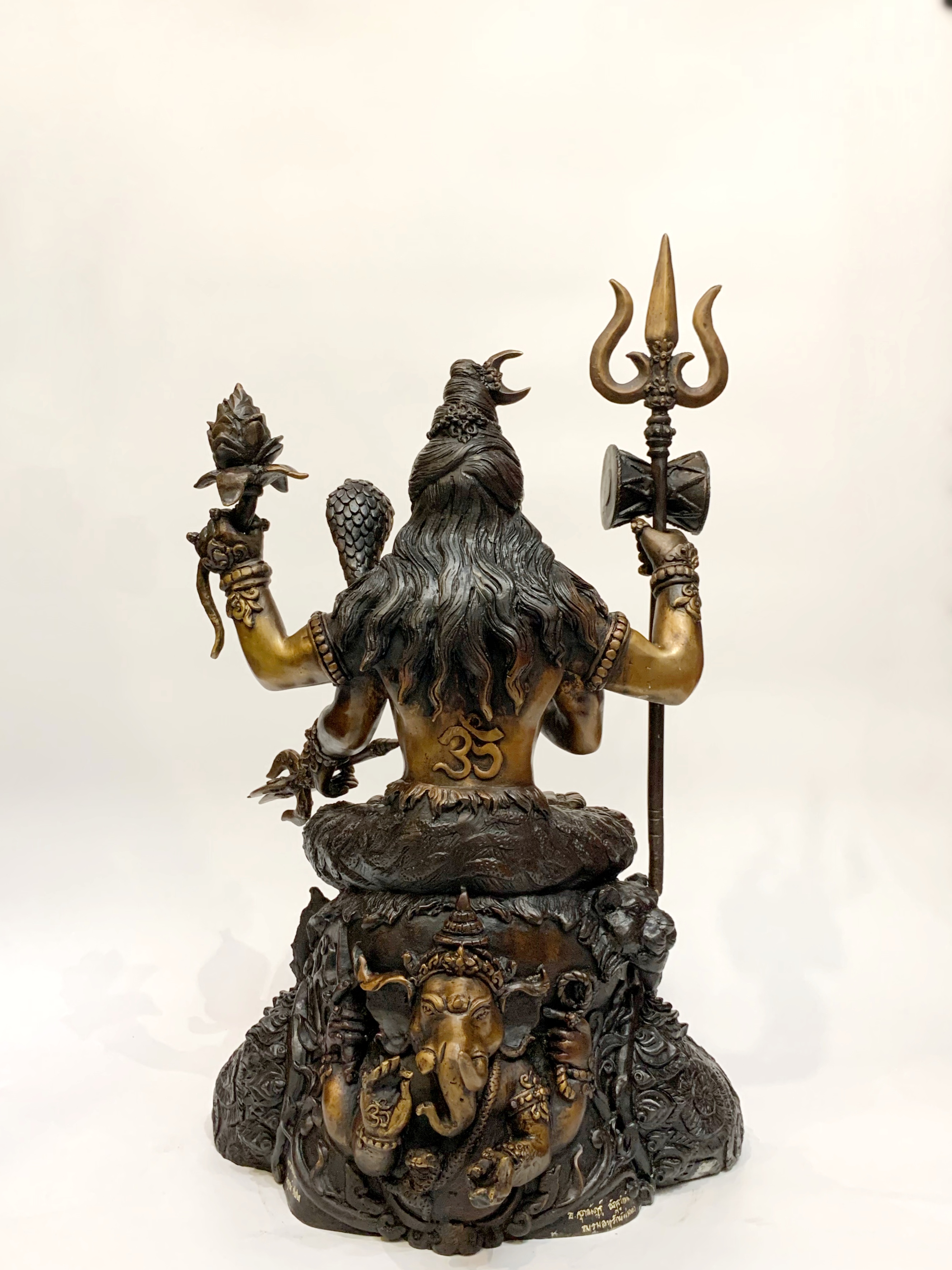 พระศิวะมหาเทพ บัลลังก์หนุมาน หน้าตัก 9 นิ้ว