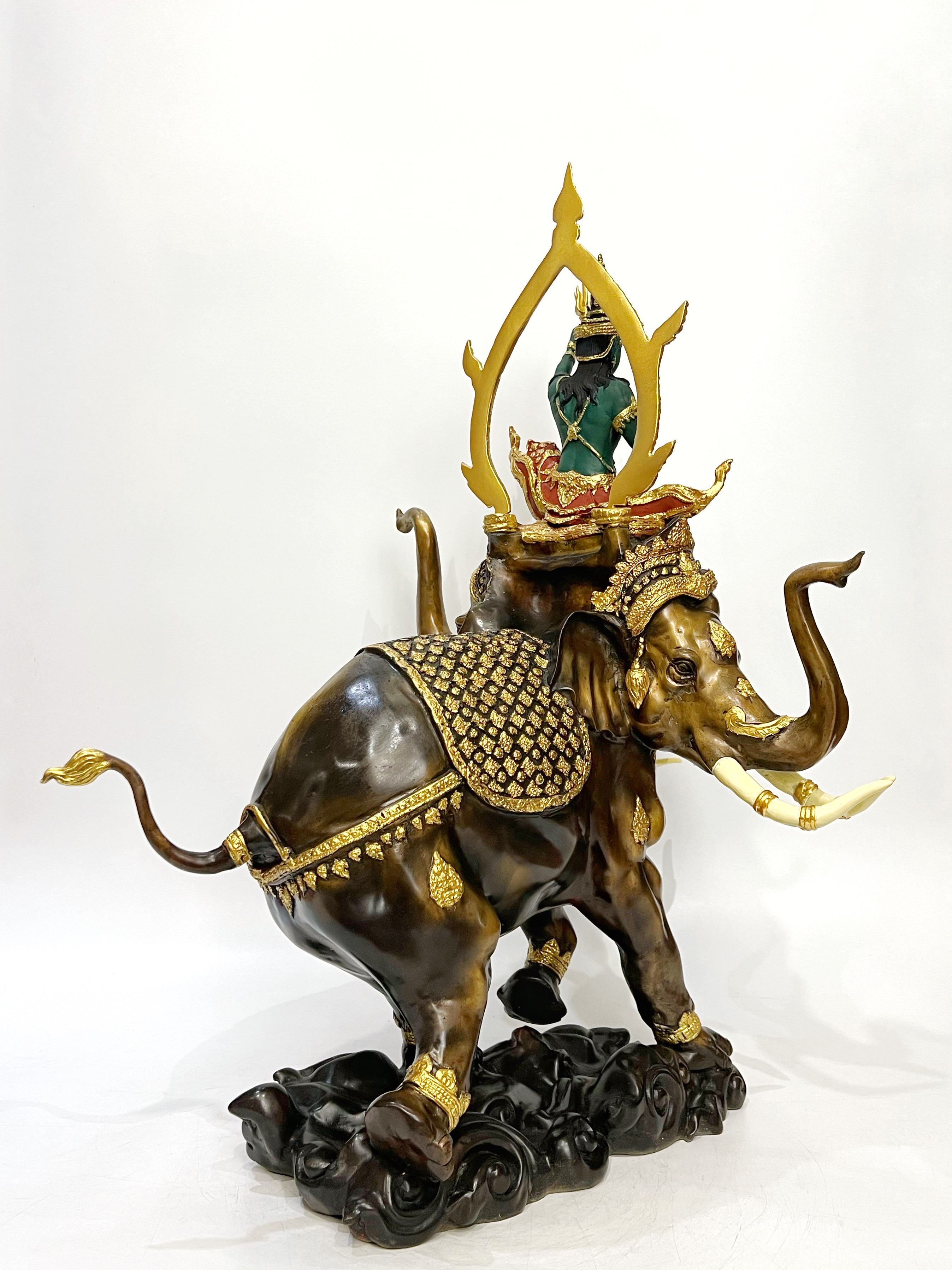 พระอินทร์ทรงช้างเอราวัณ สูง 27 นิ้ว