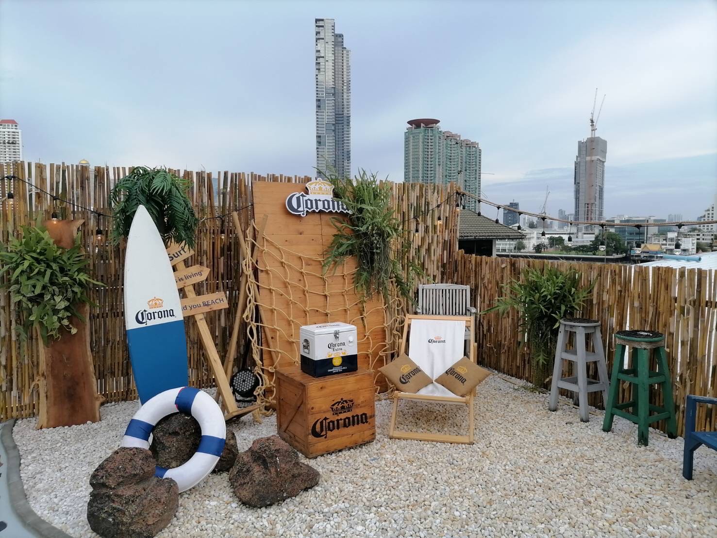 ระบบเสียงร้านอาหาร Rim Rooftop dining & bar