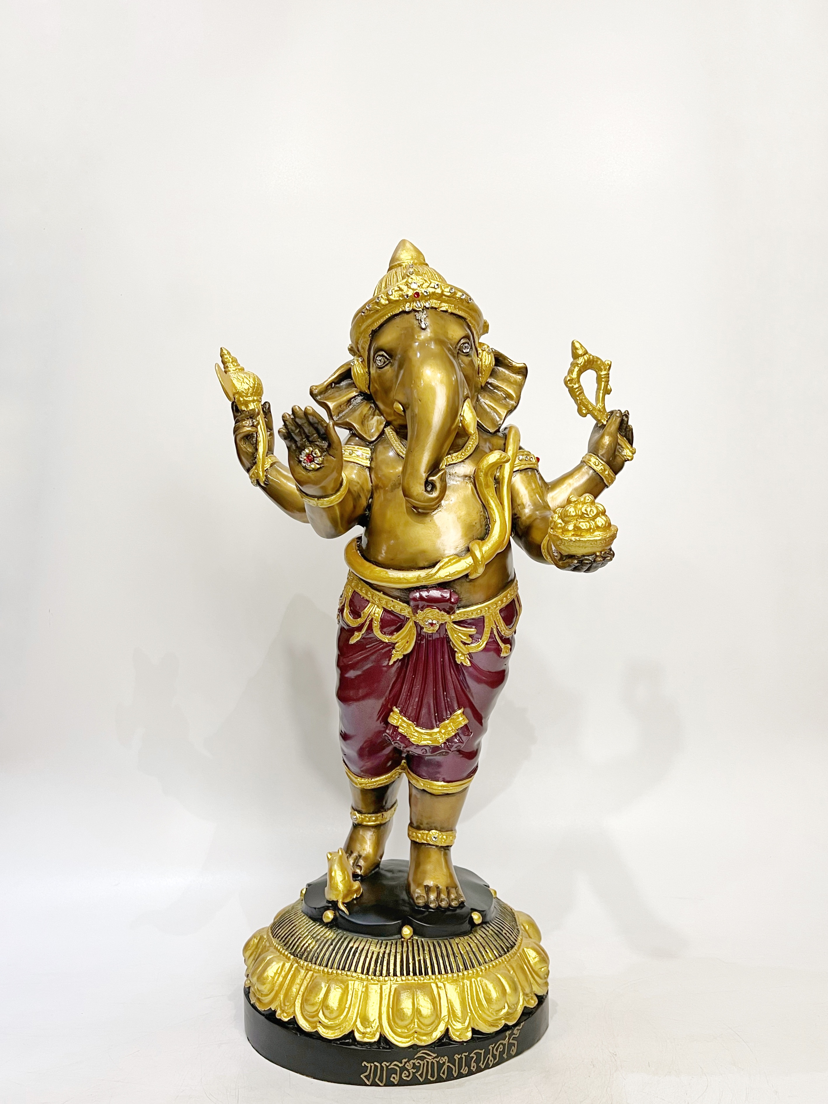 พระพิฆเนศ พระพิฆเณศร์ ปางลีลาประทานพร หน้าตัก 12 นิ้ว