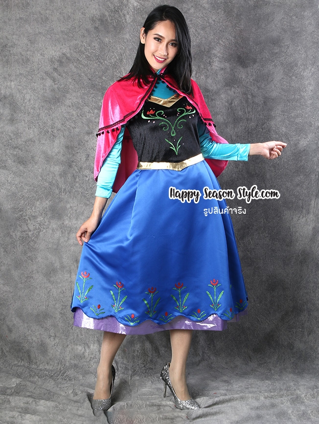 ชุดเจ้าหญิงอันนา ราชินีหิมะ Frozen