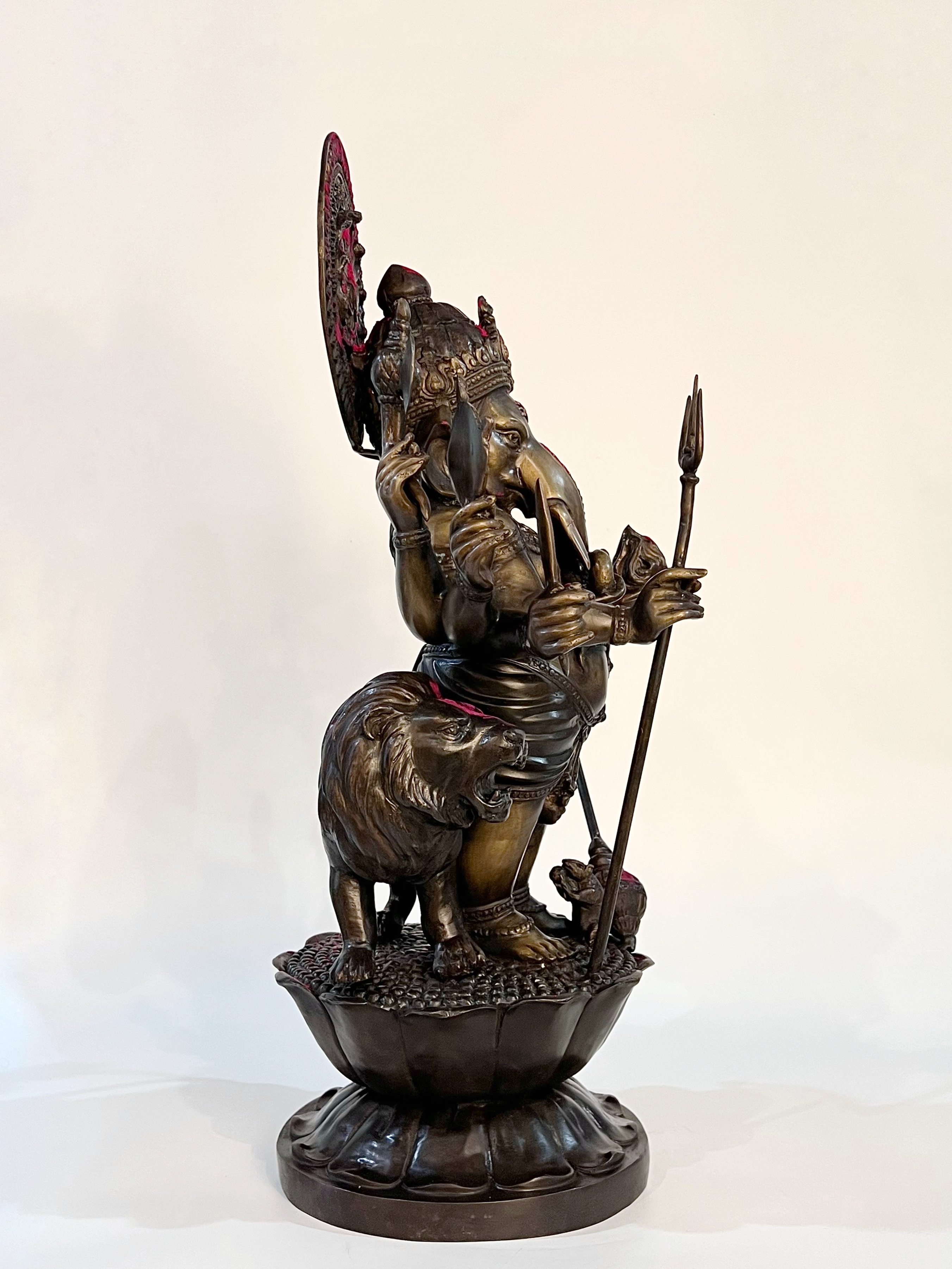 พระพิฆเนศ ปางศรีชูบาดิษติกานาปติ หรือ ปาง 51 ตา (ปางที่ 33) หน้าตัก 9 นิ้ว*