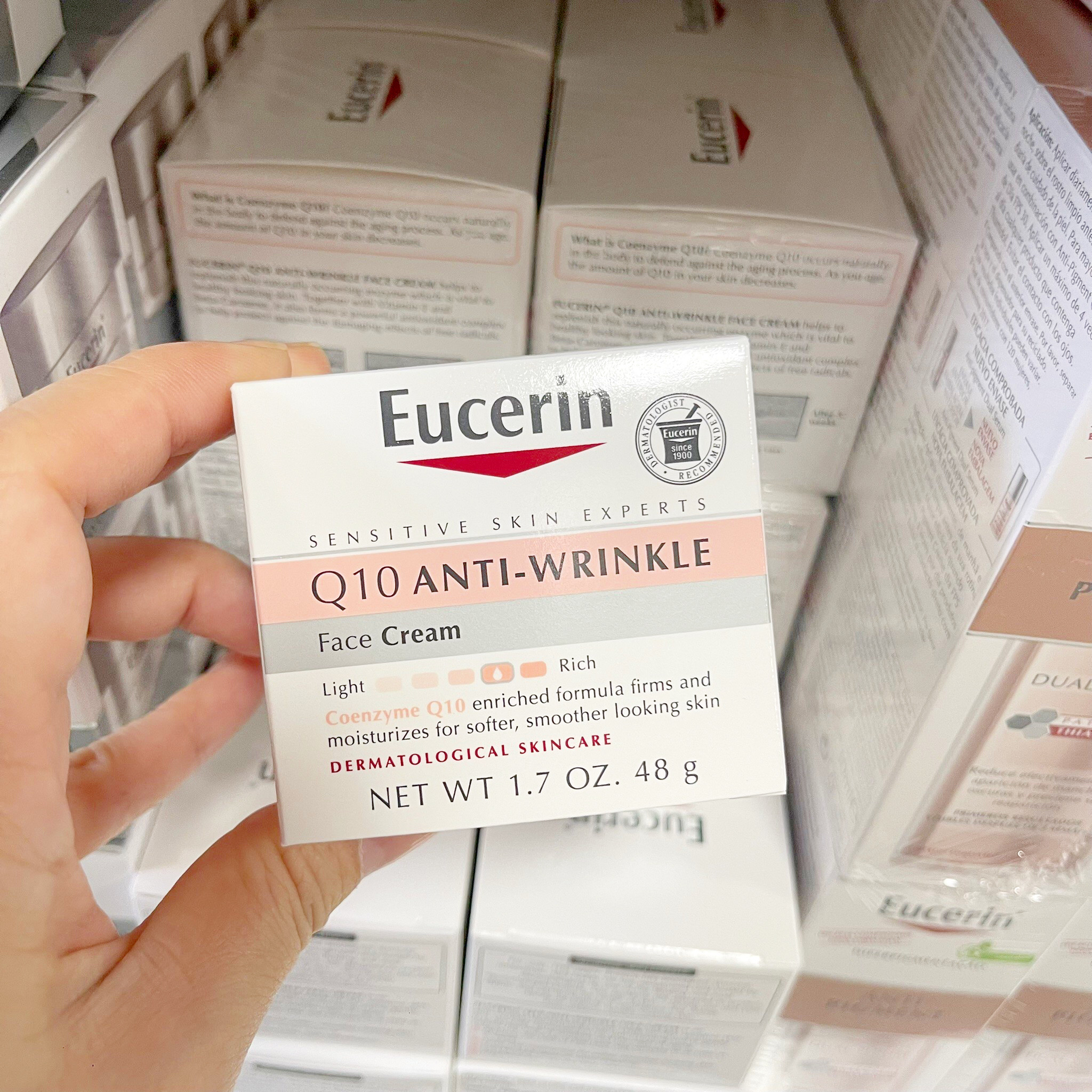 Eucerin Q10 Anti-Wrinkle Face Cream (With Box 48 g.)
