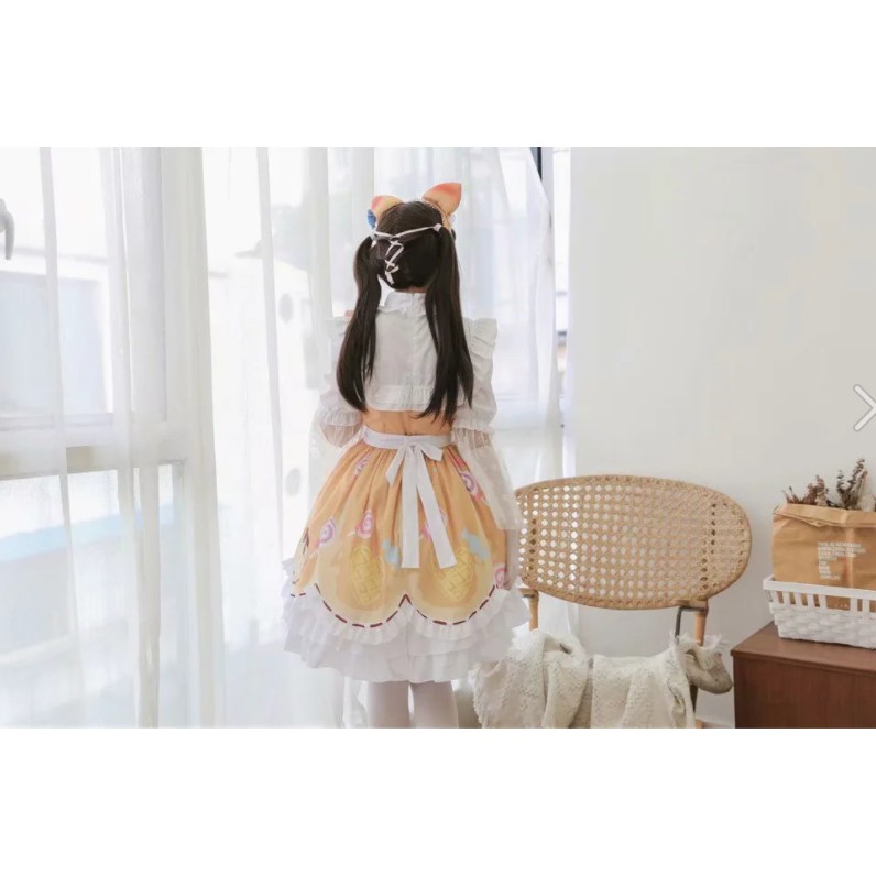 ชุดเมด ชุดแม่บ้าน ชุดเมดลายขนม ชุดเมดเกมส์ identity ชุดเมดนักปรุงน้ำหอม