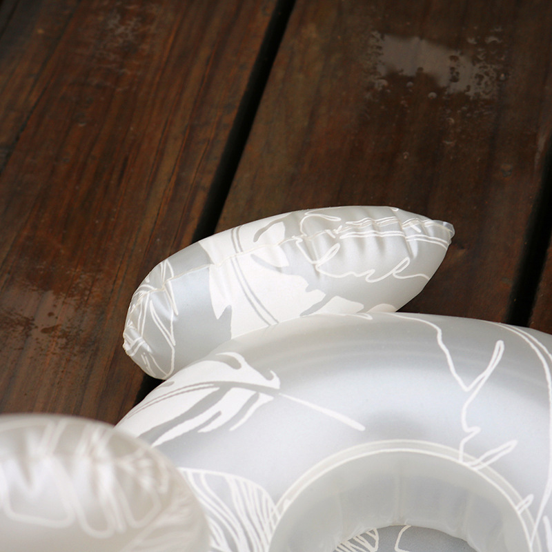 ที่วางแก้วเป่าลม หงส์ขาว Inflatable Swan White Cup Holder