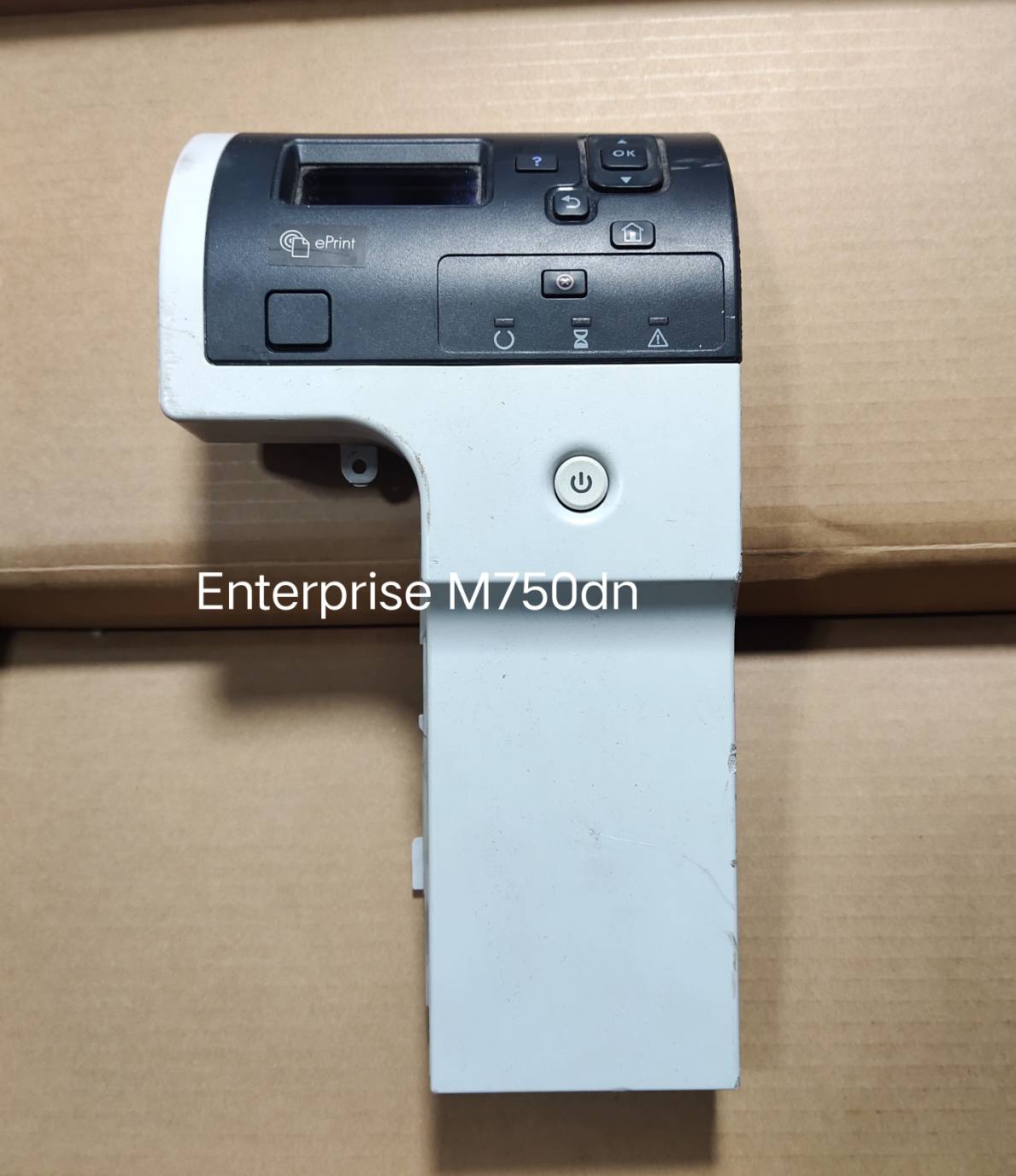 HP M750 Control Panel