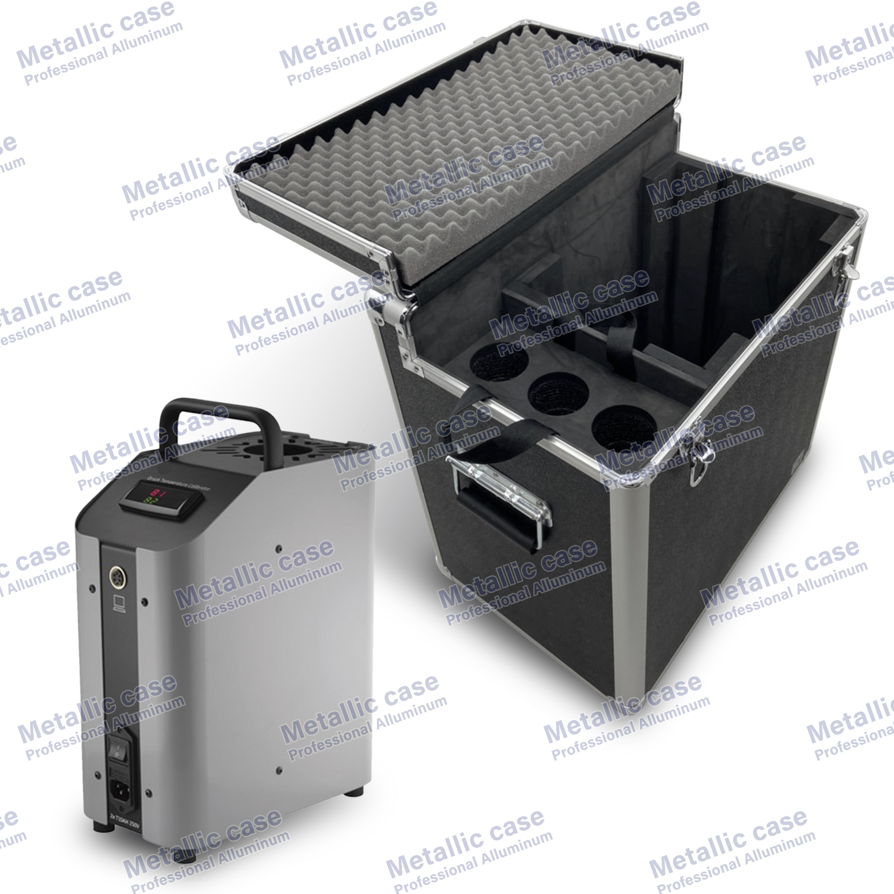metalliccase8156-09-6403 / GE-DRUCK DRYBLOCK with siliconc oil (49x33x50.1T2C1H3K1P3U4)