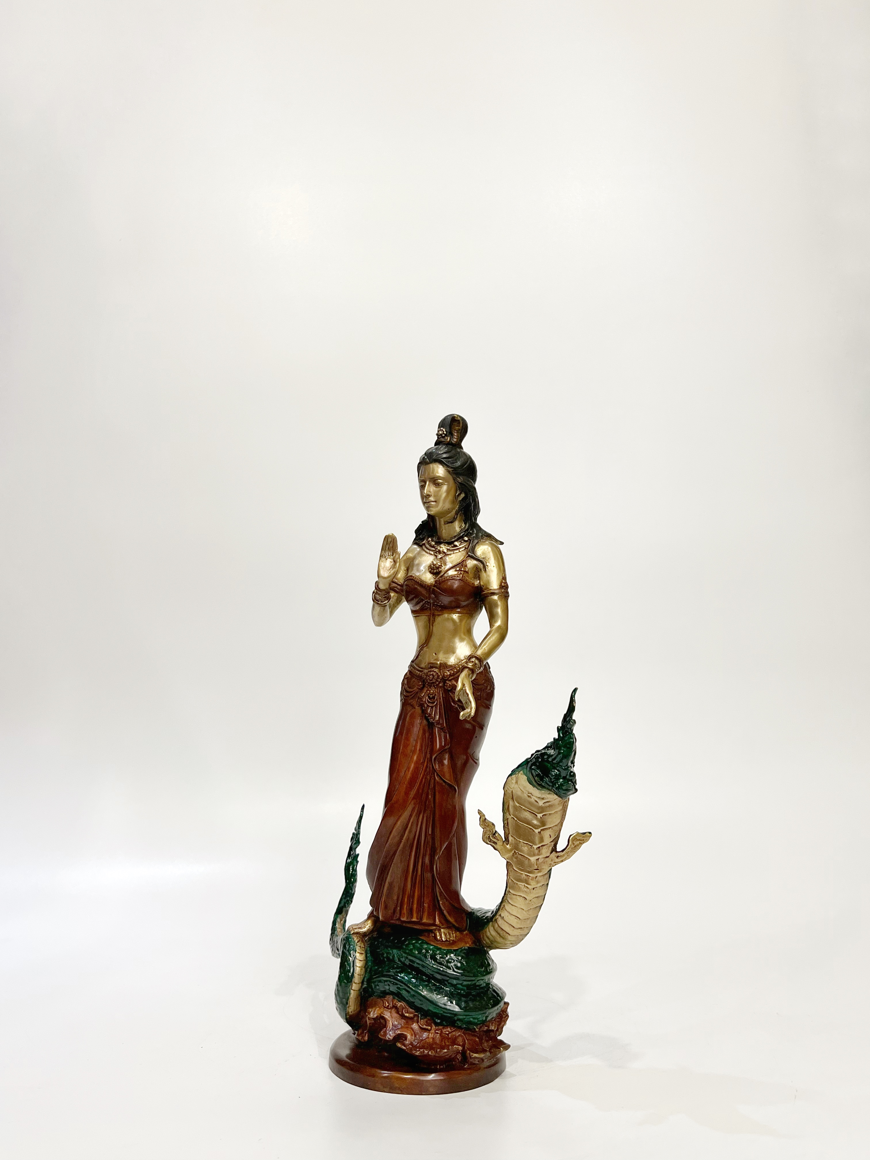 นาคาธิปดีศรีสุทโธ และ นาคีศรีปทุมมา (ขนาดสูง 14 นิ้ว)