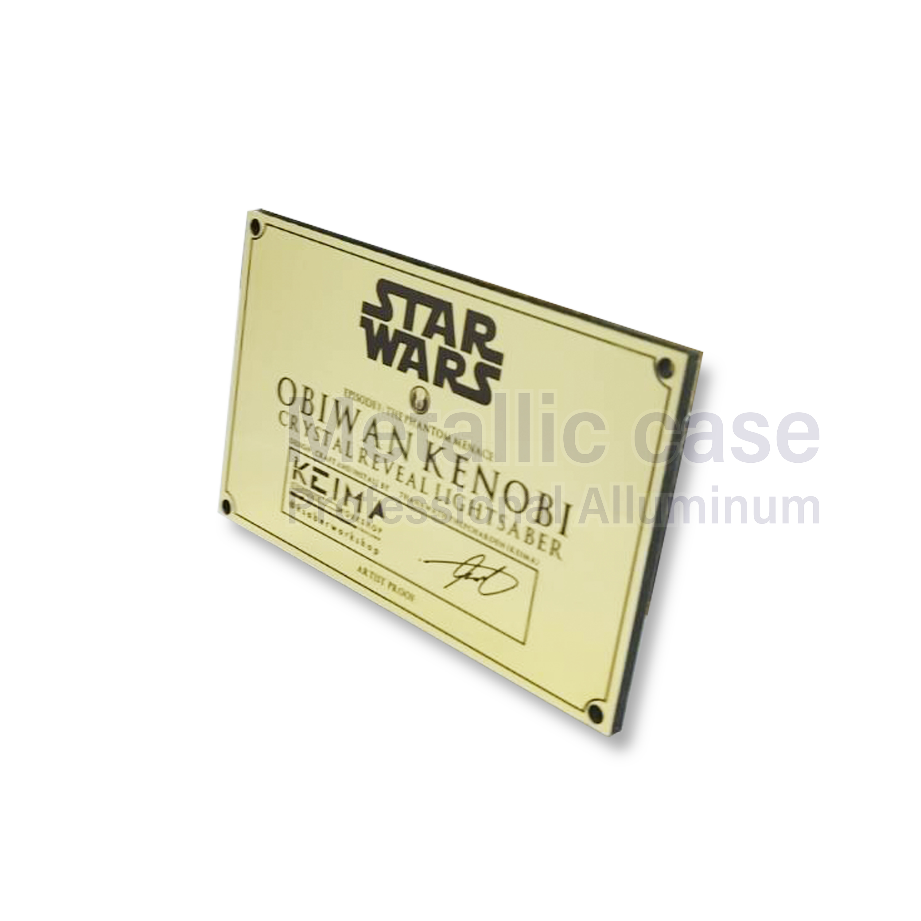 metallic case2-0782-AAA-6510 / Plate Starwar