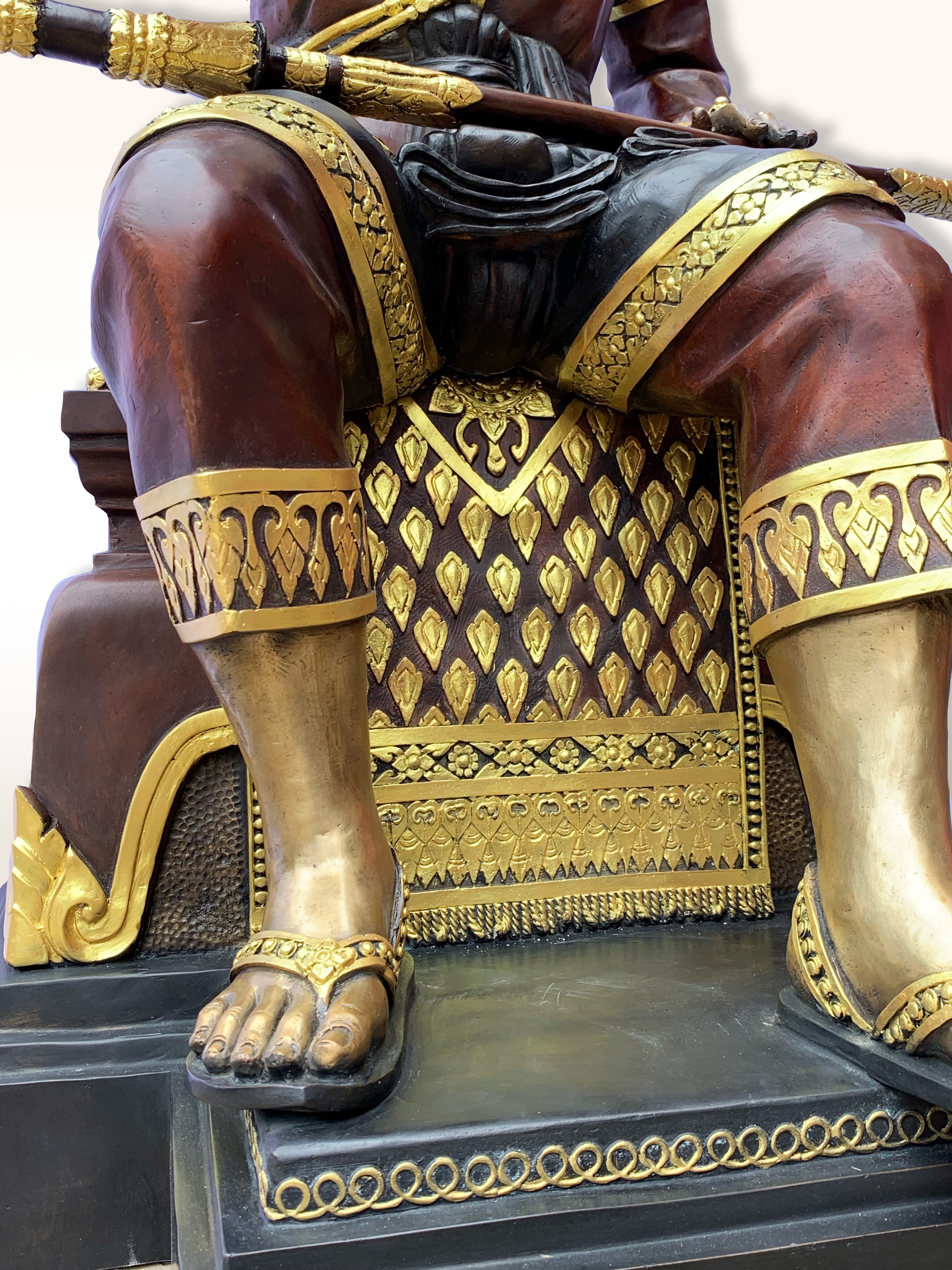 พระนเรศวรมหาราช นั่งบัลลังก์ หลั่งทักษิโณทก หน้าตัก 25 นิ้ว