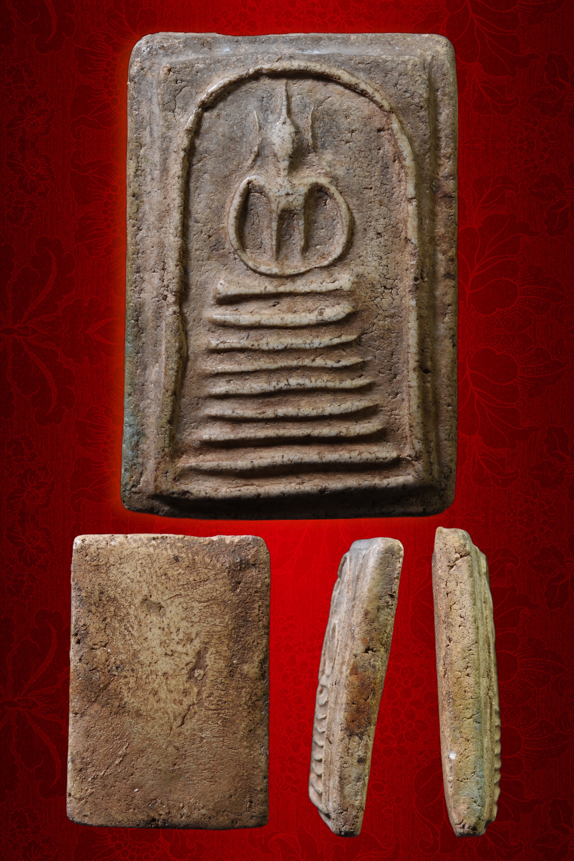 พระสมเด็จเกตุไชโย ฐานเจดีย์ 7 ชั้น