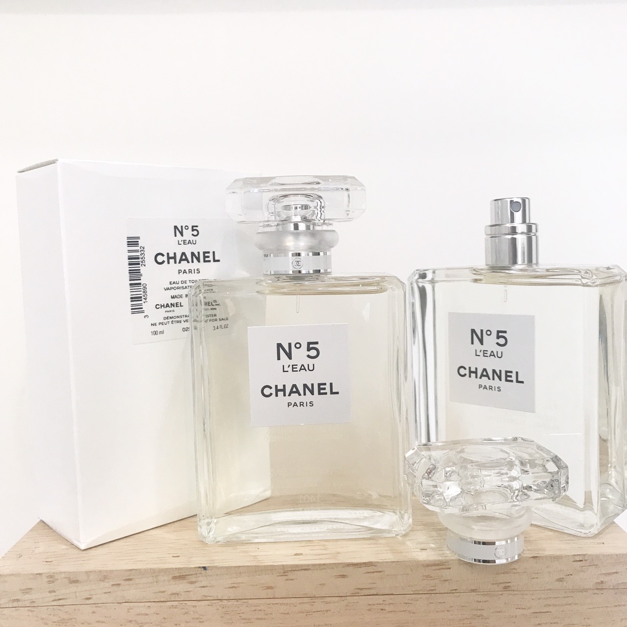 น้ำหอม (กล่องเทสเตอร์) Chanel No.5 L'eau EDT 100ml ของแท้ 100%