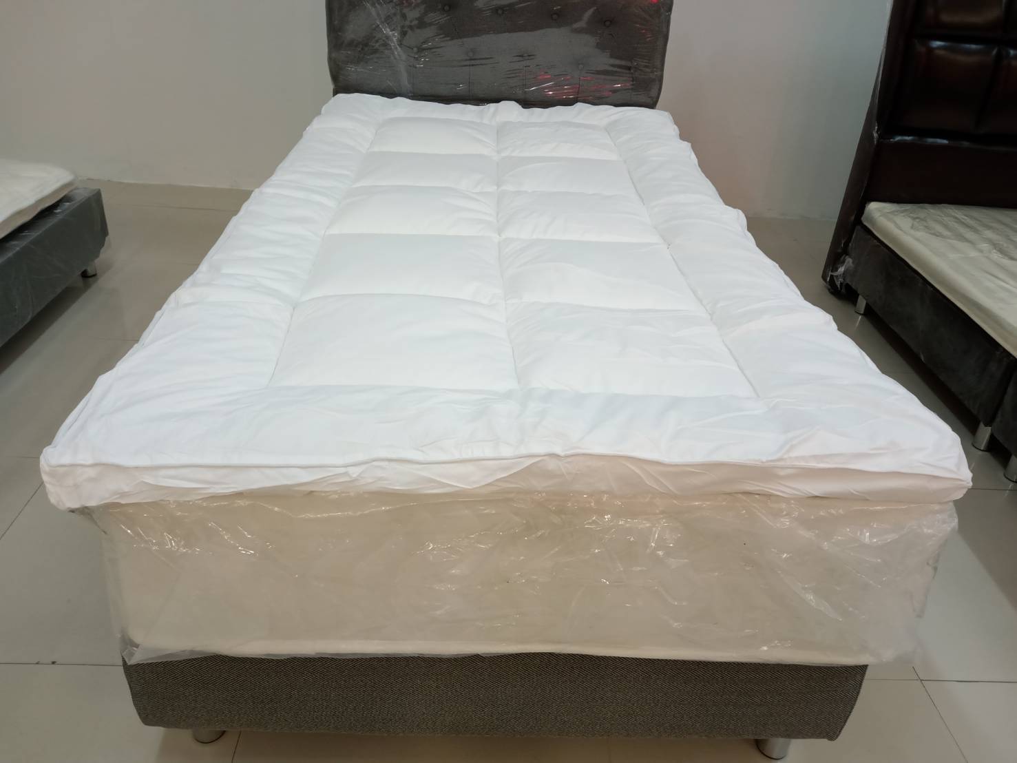 Topper ขนห่านเทียม ผ้าหุ้ม Cotton 100% ที่นอนท็อปเปอร์โรงแรม