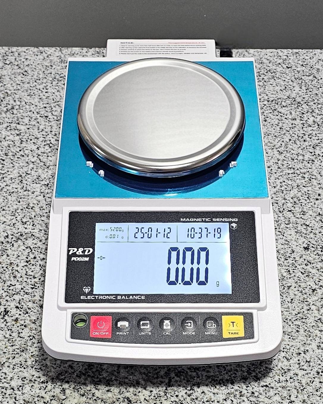 เครื่องชั่งละเอียด 5200 g. ค่าละเอียด 0.01 g. (ต่อคอมพิวเตอร์)