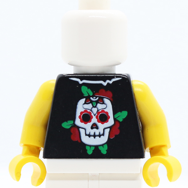 CS04 Skull and Roses Pattern