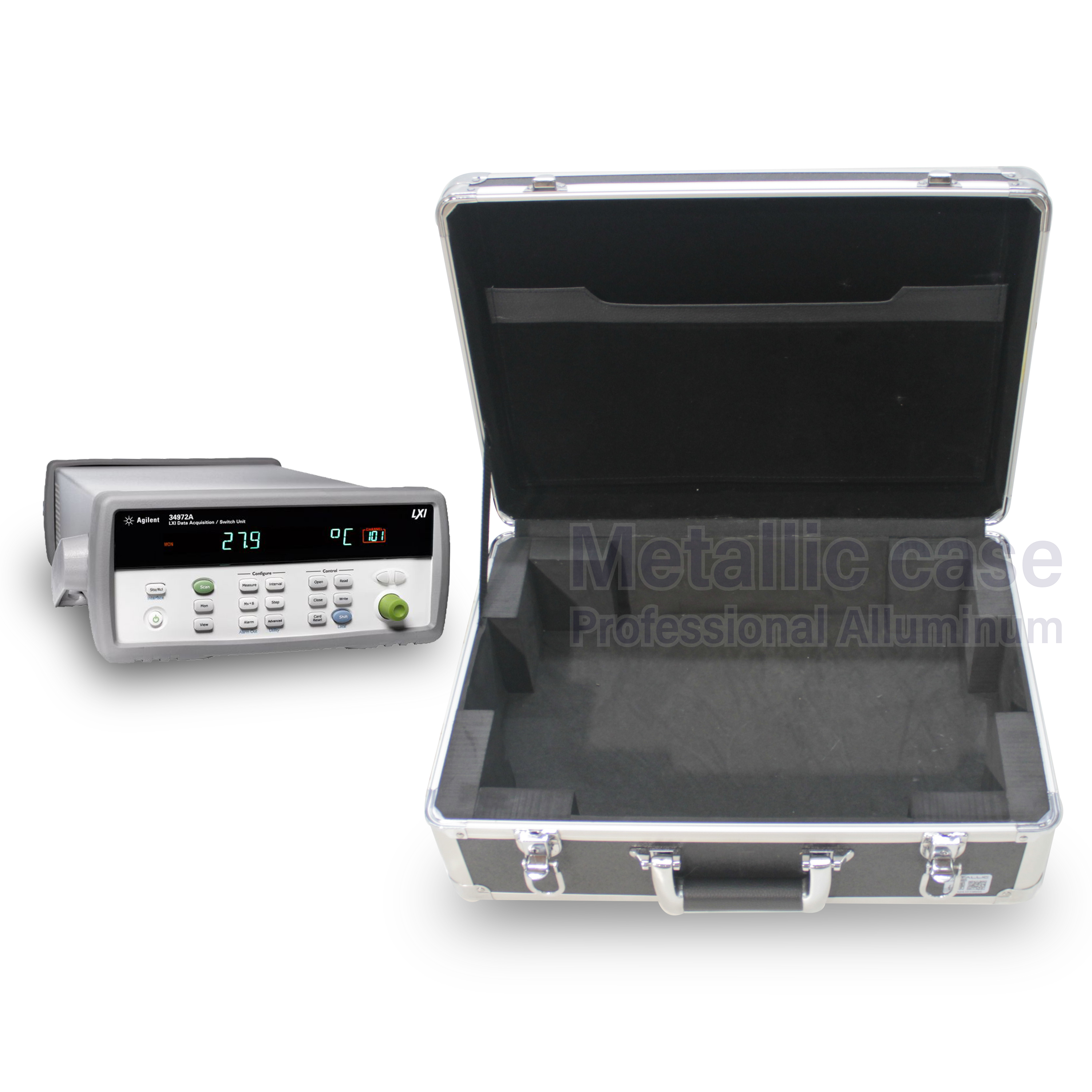 metalliccase 7784-09-6210 /Keysight 34972A (47x32x18 T1C1H1K1P3)
