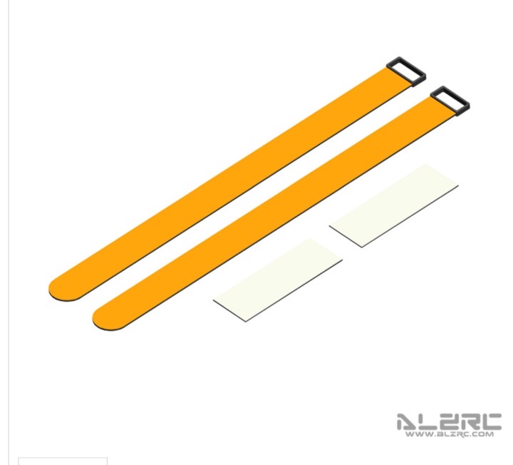 DX380-42 # Devil X380 Battery Strap - 20x250mm