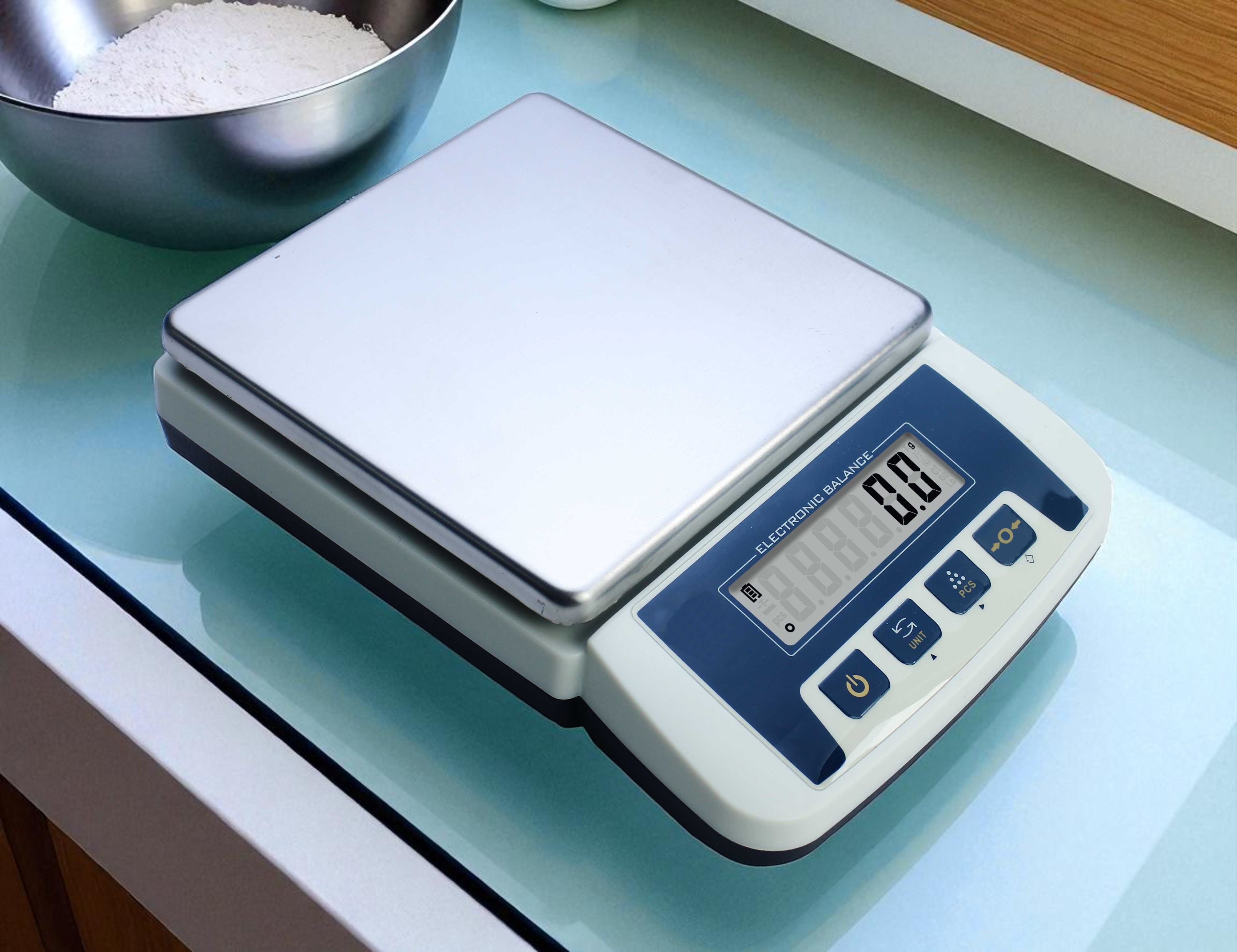 เครื่องชั่งในครัวเรือน 6200 g. ค่าละเอียด 0.1 g.