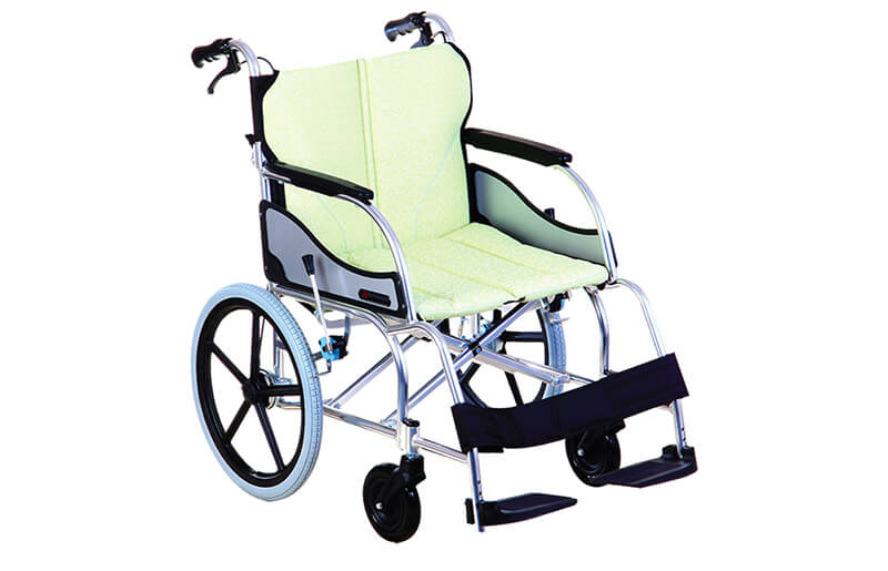 รถเข็นวีลแชร์น้ำหนักเบา แบรนด์ญี่ปุ่น Matsunaga Wheelchair (車いす) รุ่น MW-SL2D น้ำหนัก 11 กิโลกรัม สะดวกพกพา กะทัดรัด