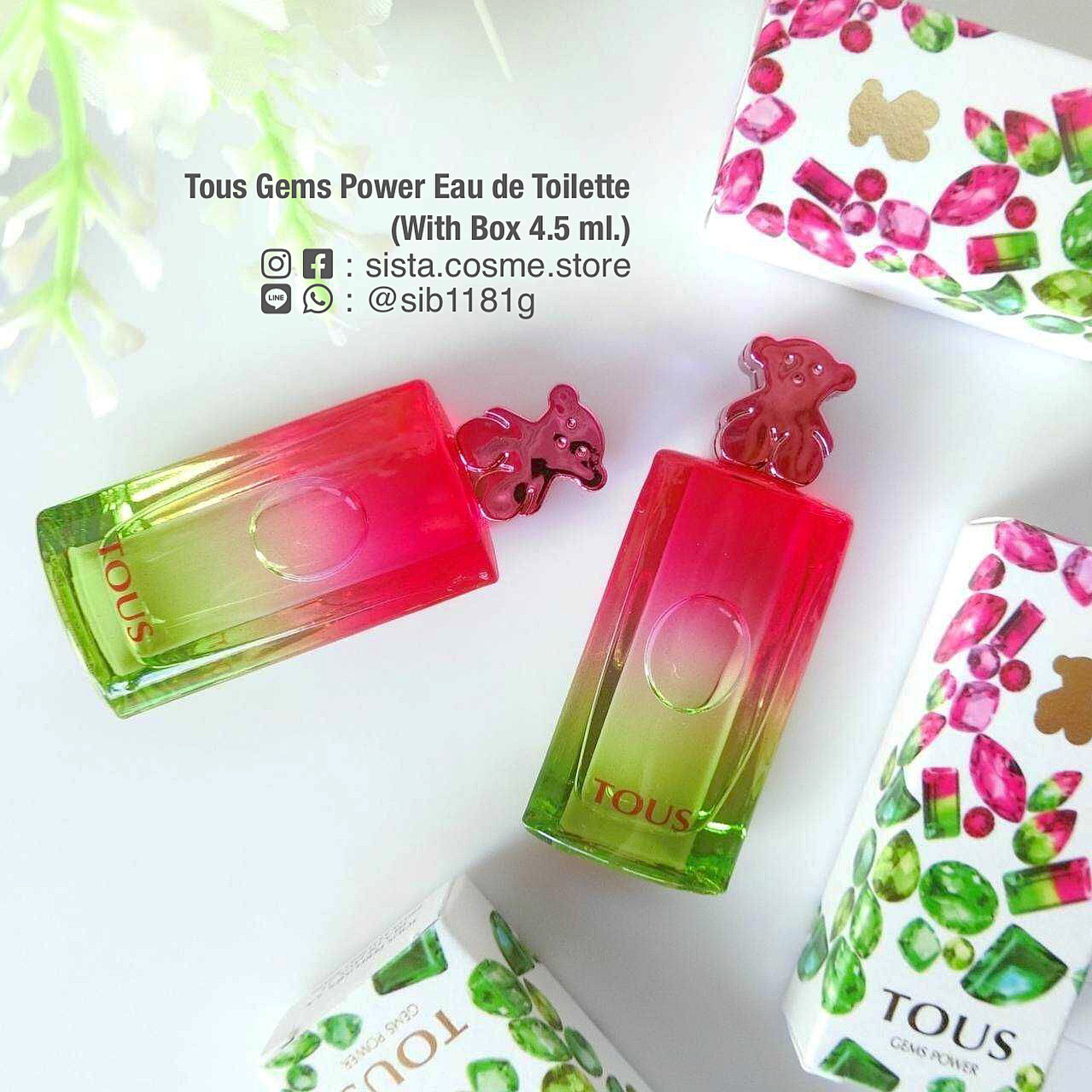 Tous Gems Power Eau de Toilette (With Box 4.5 ml.)