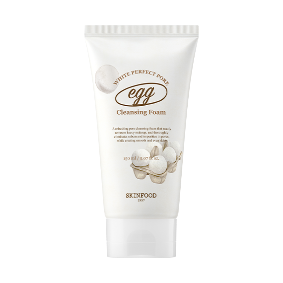[SKINFOOD] คลีนซิ่งโฟม Egg White Perfect Pore Cleansing Foam 150ml.