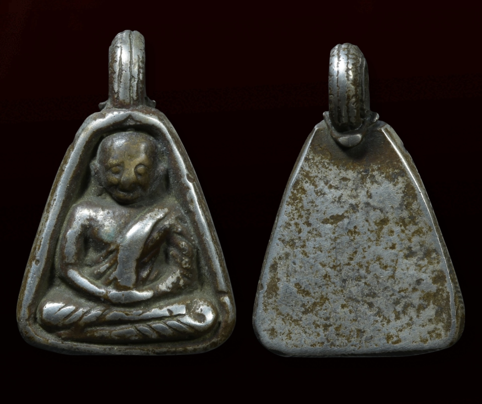 จอบหลวงพ่อเงิน จอบเล็ก เนื้อแก่เงิน