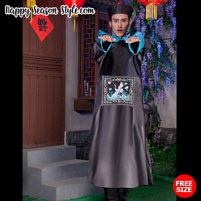 ชุดแฟนซี ฮาโลวีน halloween ผีกองกอย ชุดขันที ชุดผี สไตล์ ผีจีน ผีกัดอย่ากัดตอบ